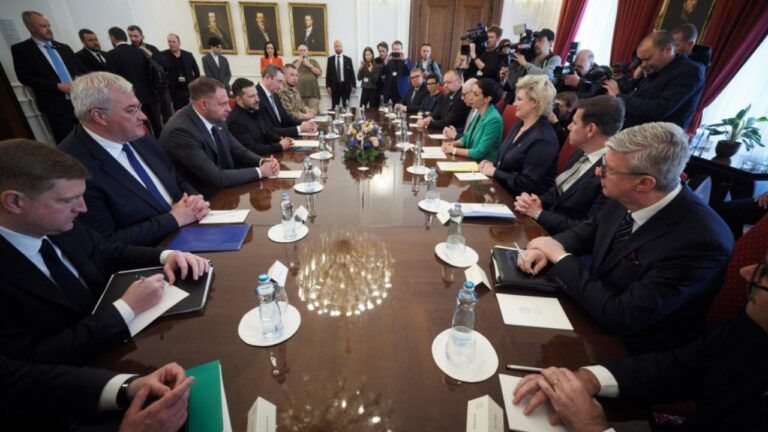 Зеленський з представниками Палати депутатів Парламенту Чехії