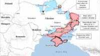карта бойових дій на 14 липня