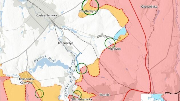 Карта бойових дій на 19 июля 2025