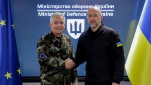 Шмигаль провів зустріч із Головою Військового комітету ЄС генералом Шоном Кленсі