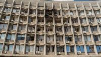 Наслідки атаки дронами на будівлю Сумської ОВА 26 липня 2025