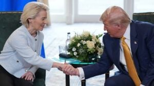 Дональд Трамп і Урсула фон дер Ляєн