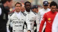 Бред Пітт на зніманнях F1:Фільм