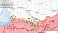 карта бойових дій на 11 серпня