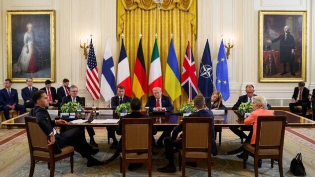 Зустріч Зеленського, Трампа і лідерів Європи, відновлена після перерви, закінчилася Зеленський, Трамп, лідери ЄС