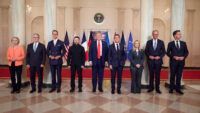 Зеленський, Трамп, лідери ЄС