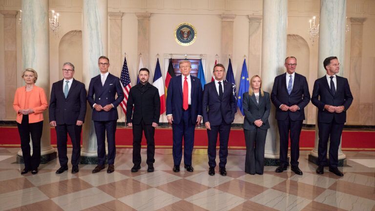 Зеленський, Трамп, лідери ЄС