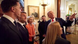 Зеленський, Трамп і європейські лідери