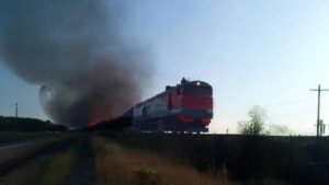 Силы спецопераций атаковали подвижной состав с топливом в Крыму возле Джанкоя