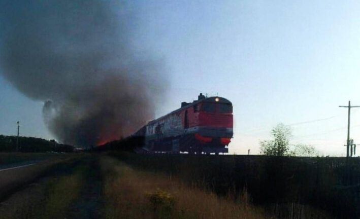 Силы спецопераций атаковали подвижной состав с топливом в Крыму возле Джанкоя