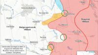Карта бойових дій на 23 серпня 2025