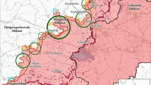 Карта бойових дій на 27 серпня 2025