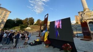Вечір спогадів про Андрія Парубія відбувся 1 вересня на Майдані Незалежності