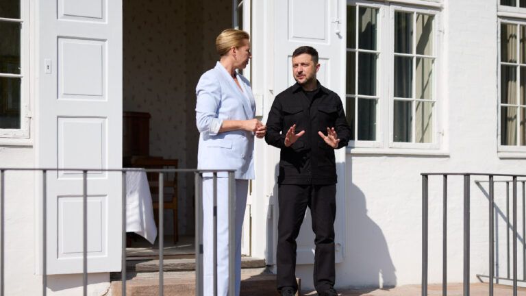 Зеленський і Метте Фредеріксен