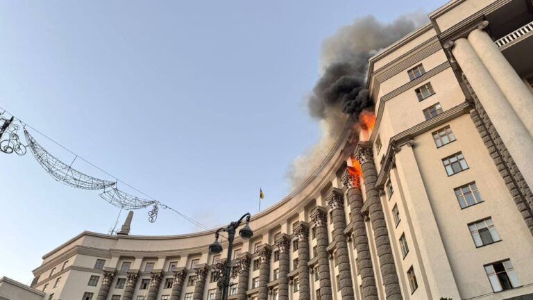 Пожежа в Кабміні 7 вересня 2025