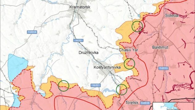 Карта бойових дій на 9 вересня 2025