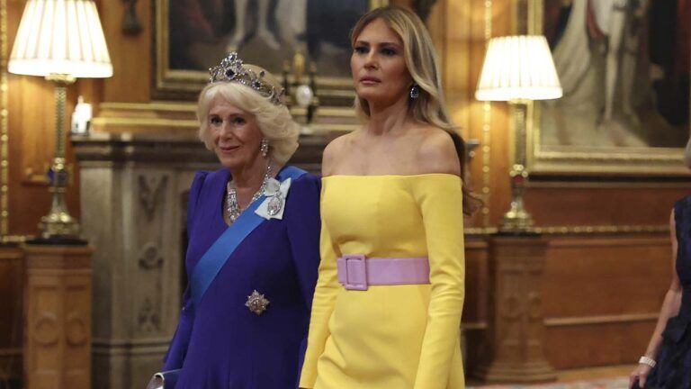 Королева Камілла та Меланія Трамп вийшли у світ в сукнях у кольорах прапора України