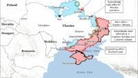 Карта бойових дій на 19 сентября 2025