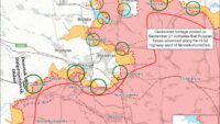 Карта бойових дій на 22 сентября 2025