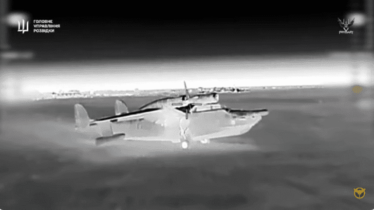 Дроны ГУР в Крыму атаковали два самолета-амфибии Бе-12 Чайка