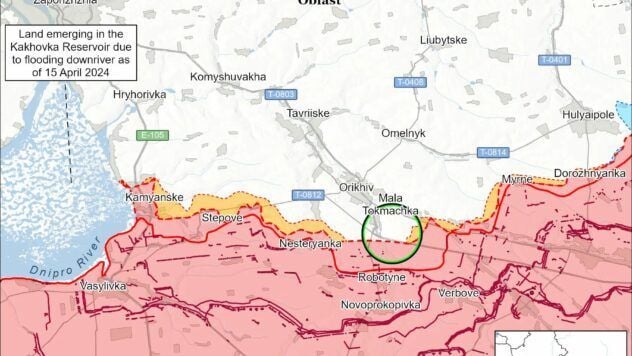 Карта бойових дій на 23 сентября 2025