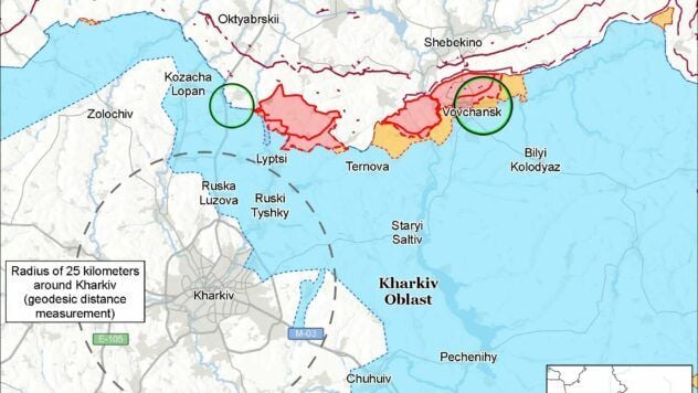 Карта бойових дій на 23 сентября 2025