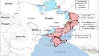 Карта бойових дій на 23 сентября 2025