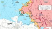 Карта бойових дій на 23 сентября 2025