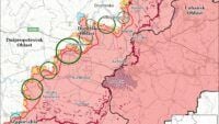 Карта бойових дій на 23 сентября 2025
