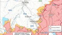 Карта бойових дій на 23 сентября 2025