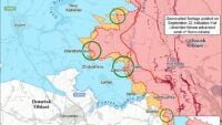 Карта бойових дій на 24 сентября 2025