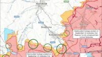 Карта бойових дій на 24 сентября 2025