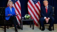 Урсула фон дер Ляєн і Дональд Трамп