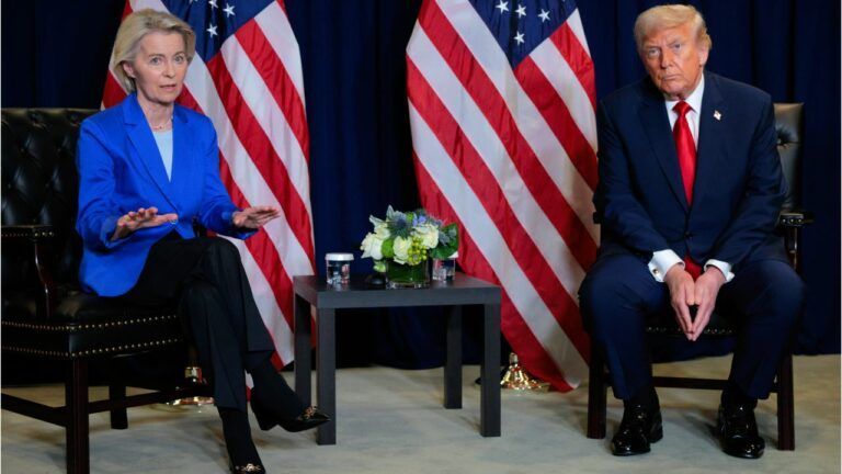 Урсула фон дер Ляєн і Дональд Трамп