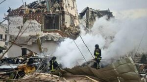 У Петропавлівській Борщагівцічастково зруйновано ЖК