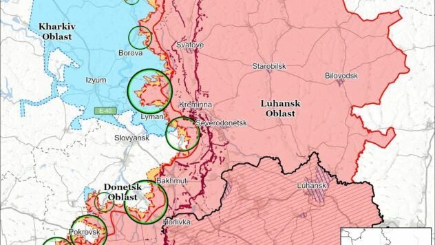 Карта бойових дій на 30 вересня 2025
