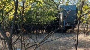 Помогли партизаны: на Запорожском направлении уничтожен комплекс связи П-260Т Редут-2УС Комплекс окупантів на Запор.напрямку Атеш