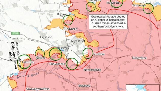 карта бойових дій