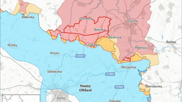 карта бойових дій