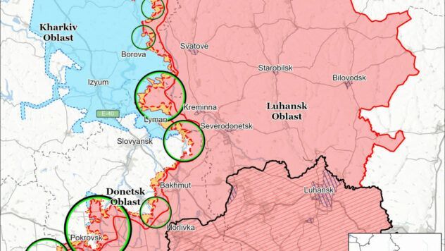 карта бойових дій