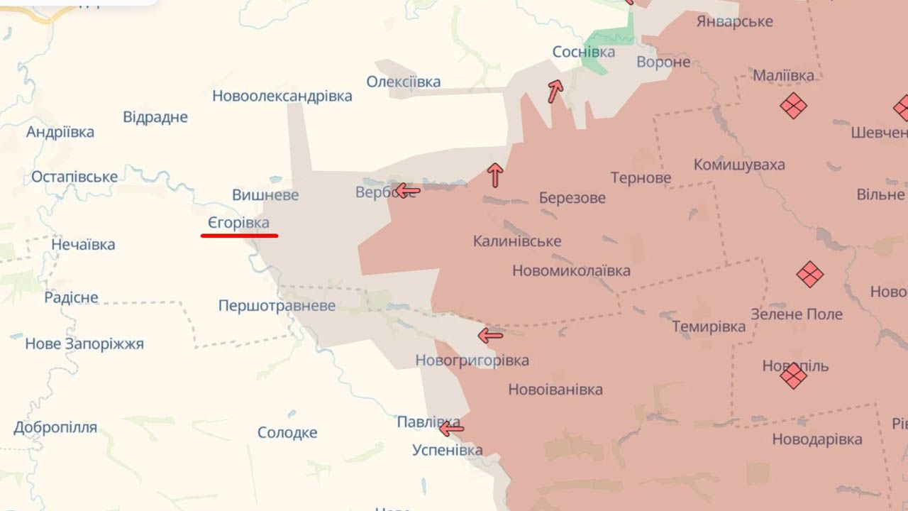 ЗСУ зачистили село Єгорівка на Дніпропетровщині: знищено десятки окупантів Фото 1 Єгорівка