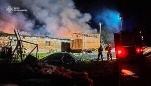 Після ворожого обстрілу на Черкащині загорілася ферма Фото 2 Пожежа на фермі у Черкаській області 30 жовт: загинула тварина Фото 2