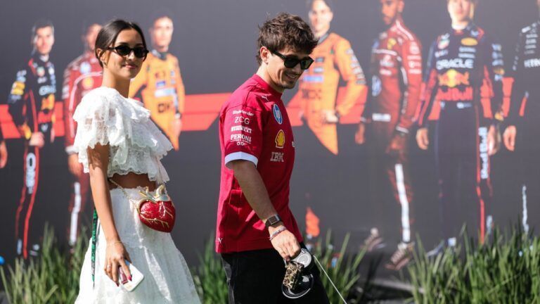 Шарль Леклер із нареченою