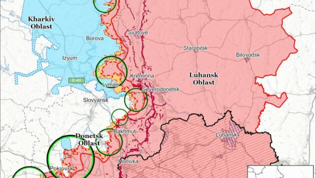 карта бойових дій