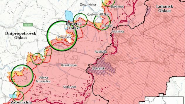 карта бойових дій