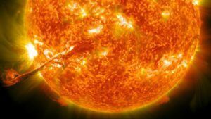 потужний спалах на Сонці
