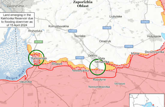 карта бойових дій