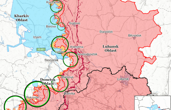 карта бойових дій