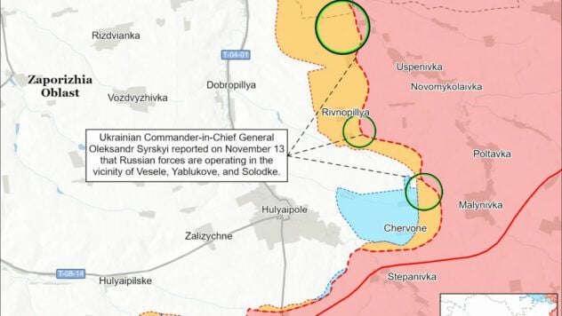 карта бойових дій