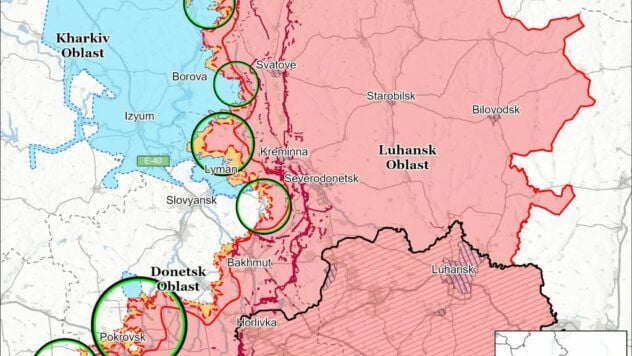 карта бойових дій